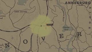 North Clingman Treasure Map Location - Red Dead Online