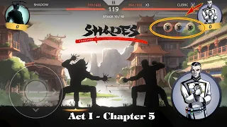 Shadow Fight 5: Shades || Act I - Chapter 5 || SHADOW vs CLERIC 「iOSAndroid Gameplay」