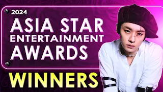 THE WINNERS | ASIA STAR ENTERTAINMENT AWARDS 2024