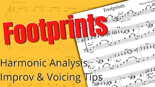 Footprints: Harmonic Analysis 12, Key Centres, Improvisation & Scales🎶Jazz Standard