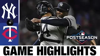 New York Yankees complete sweep of Twins to advance to ALCS! | Yankees-Twins Game Highlights