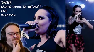 SHE IS SO GOOD! THAT VOICE!! | JINJER - Who Is Gonna Be The One LIVE (REACTION)