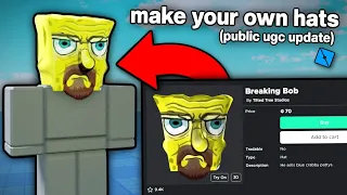 How YOU can make YOUR OWN ROBLOX ACCESSORIES! (Public UGC)