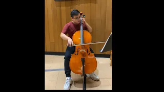 1 year cello learning progress.