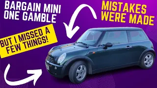 2005 Mini One 1.6 Petrol - Great Fun Car On A Budget, But Not Without Problems! Buyer Beware Guide