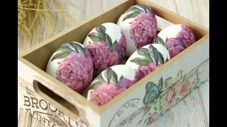 ДЕКУПАЖ ПАСХАЛЬНЫХ ЯИЦ ✧ Decoupage of Easter Eggs