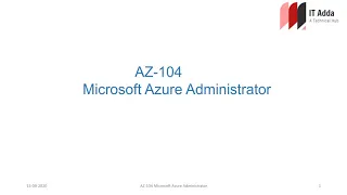 AZ-104 Microsoft Azure Administrator | Exam Dumps