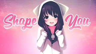 Nightcore-Shape of you-female version(lyrics)