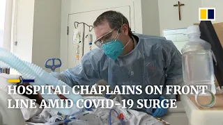 Hospital chaplains offer comfort to coronavirus patients as US cases surge