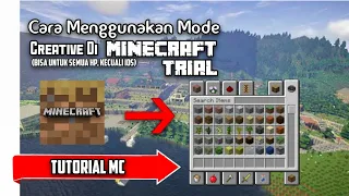 Cara Bermain Mode Creative Di Minecraft trial, 100% Bisa Untuk Semua Android | mcpe Indonesia