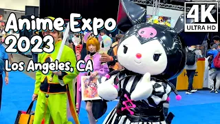 ANIME EXPO 2023 Walking Tour | Los Angeles, CA | Anime Convention Exhibit Hall and Cosplays