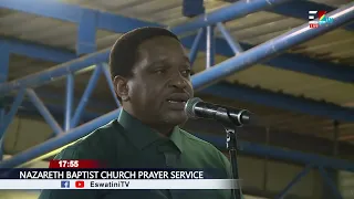 King Misuzulu kaZwelithini's speech at the Nazareth Baptist Church Prayer Service