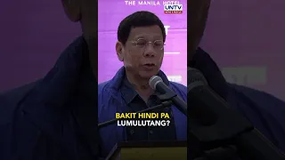 Ex BuCor chief Bantag, posibleng naninimbang pa kaya hindi pa sumusuko – ex Pres  Duterte