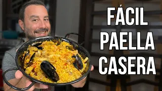 ¡¿Cómo hacer una Paella Casera?! | Receta Fácil y Rápida