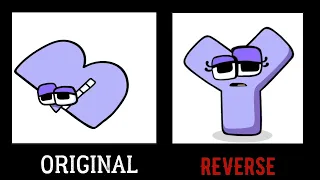 Original Alphabet Lore Vs Reverse (Z-T...)