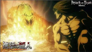 Attack on Titan SEASON 4 BLU-RAY | Eren & Mikasa VS Warhammer titan [4K UHD]