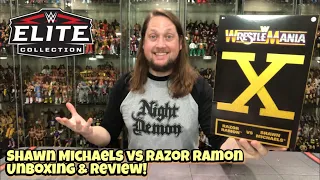 Shawn Michaels vs Razor Ramon Wrestlemania X Unboxing & Review!