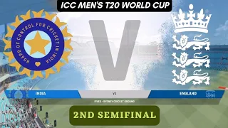 ENGLAND VS INDIA ICC MEN'S T20 WORLD CUP 2ND SEMIFINAL CRICKET MATCH  | CRICKET22