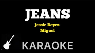 Jessie Reyez - JEANS | Karaoke Guitar Instrumental ft. Miguel