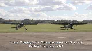 'Last Dogfight' - Grasshopper vs. Storch - Duxford Flying Finale 2022