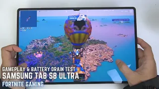 Samsung Tab S8 Ultra Test game Fortnite Mobile