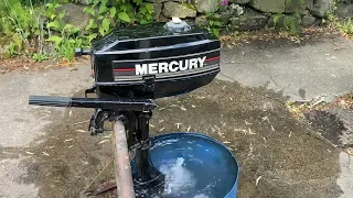 Mercury 3.3hp two stroke outboard engine