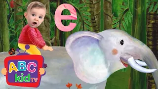 "e" is for elephant and egg | Preschool Learning - ABC KidTV | Nursery Rhymes & Kids Songs