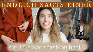 10 wirklich SINNVOLLE Fashion Hacks | #sosonötig Favoriten