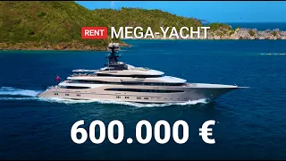 Kismet Yacht 95m by Lurssen for rent at 600,000€