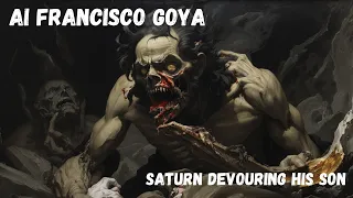 AI Francisco Goya: Unraveling the story - Saturn Devouring His Son