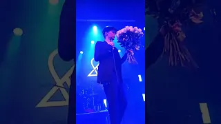 Fans giving roses to Ville Valo  2023 Tavastia