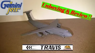 Gemini Jets/Macs 1:400 C-5M Galaxy Travis AFB Unboxing & Review