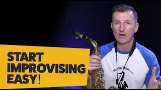 How to start improvising on saxophone easily