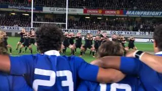 Le Haka avant Nouvelle-Zélande - France