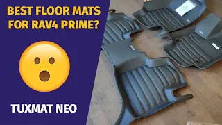 Best Floor Mats? Tuxmat NEO - 2021 Toyota RAV4 Prime XSE