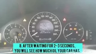 [TUTORIAL] HOW TO CHECK OIL LEVEL - Mercedes E320 CDI (W211)