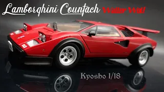 Lamborghini Countach Walter Wolf - Kyosho 1/18 Model car - 4K movie