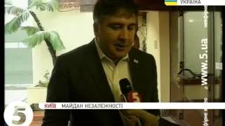 Саакашвілі в Києві - українською