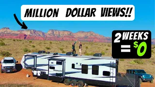 FREE RV CAMPING WITH SOLAR (& LAUNDRY) RV LIVING FULL TIME