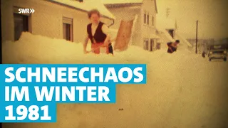 Schneemassen im Winter 1981: Bölsberg im Westerwald war eingeschneit