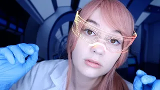 ASMR 🛸 PUTTING YOU IN CRYOSLEEP SCIFI ROLEPLAY 💤 FACE TOUCHING ~ INTENSE EAR CUPPING & EAR PICKING