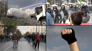 Greece: demonstrators defy ban on public gatherings to mark uprising anniversary | AFP