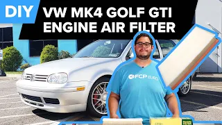 Mk4 Volkswagen Golf GTI Engine Air Filter Replacement DIY (1998-2006 VW Beetle, Jetta, Golf)