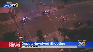 LA Sheriff's Deputies Shoot At Allegedly Armed Person