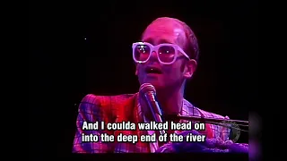 Elton John - Someone Saved My Life Tonight LIVE FULL HD (with lyrics) 1976