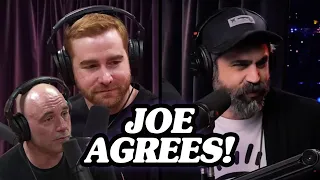 Joe Rogan is SICK of Andrew Santino & Agrees with Redbar about “Bad Friends” Podcast!
