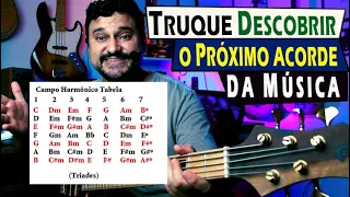 TRUQUE DESCUBRA O PRÓXIMO ACORDE DE QUALQUER MÚSICA (TOCAR DE OUVIDO) ⏩2024