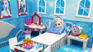 DIY Miniature House #1 ❤️ Make Frozen Castle with Luxurious Bedroom