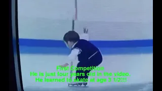 NATHAN CHEN at Age of 3 - First Competition #shorts