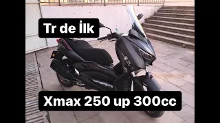 YAMAHA XMAX 250 nin 300cc ye Dönüşümü (BORE UP 76MM BRT) 'PART 2'